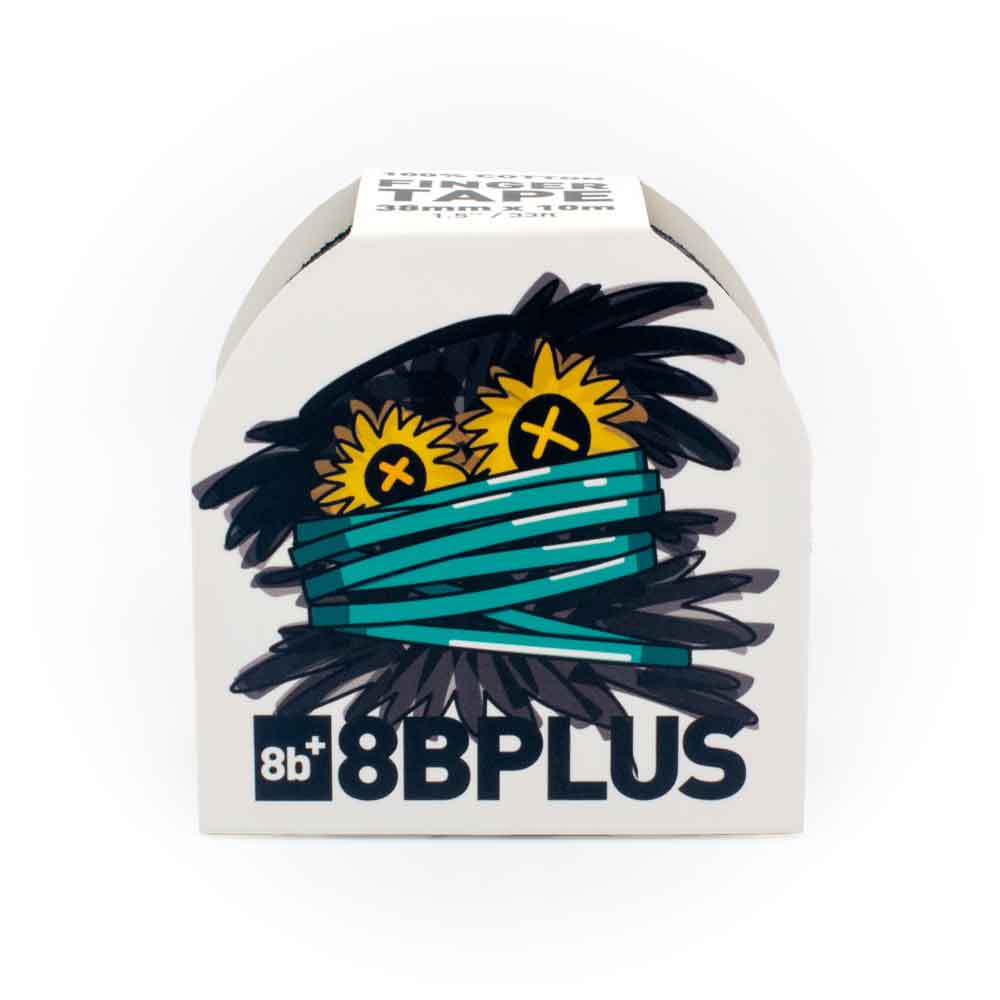 8BPLUS Finger Tape - Black (38mm x 10m)
